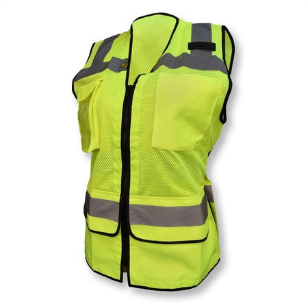 RADIANS Hi-Vis Ladies Hvy Dty Surv Safety Vest-Grn-S SV59W-2ZGM-S